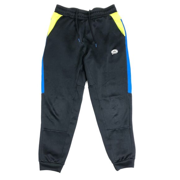 Nike N98 Moji Track Pants Size Medium M Black Green Work Out Training B32 - Picture 1 of 9